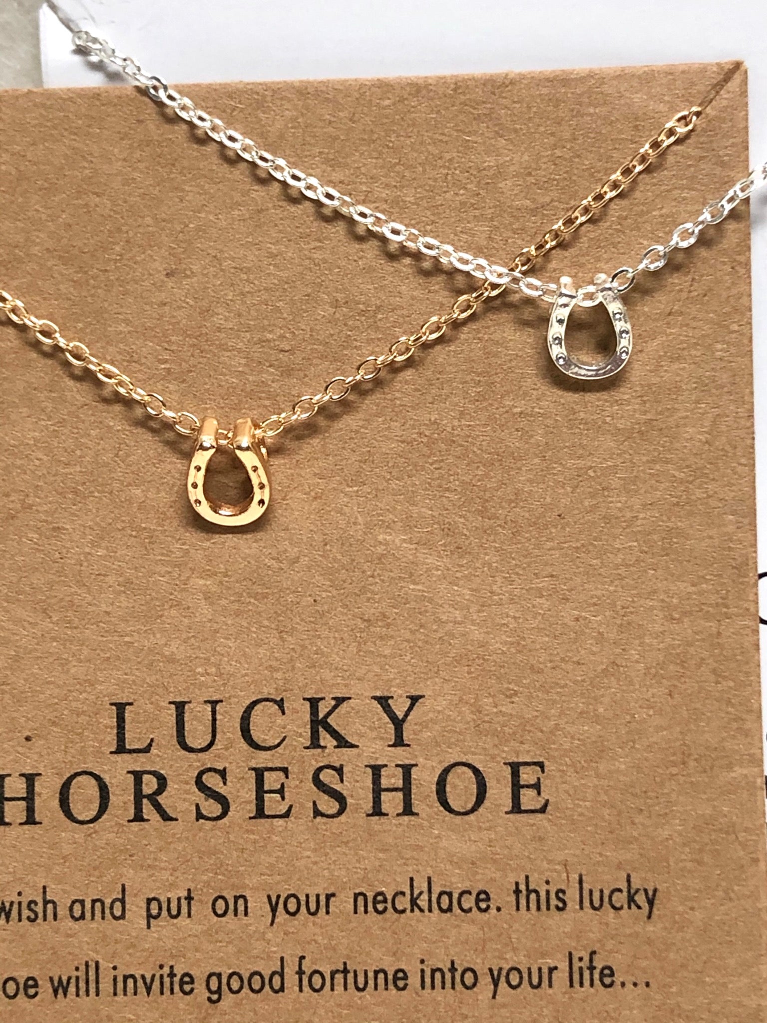 Meaning of sale horseshoe necklace